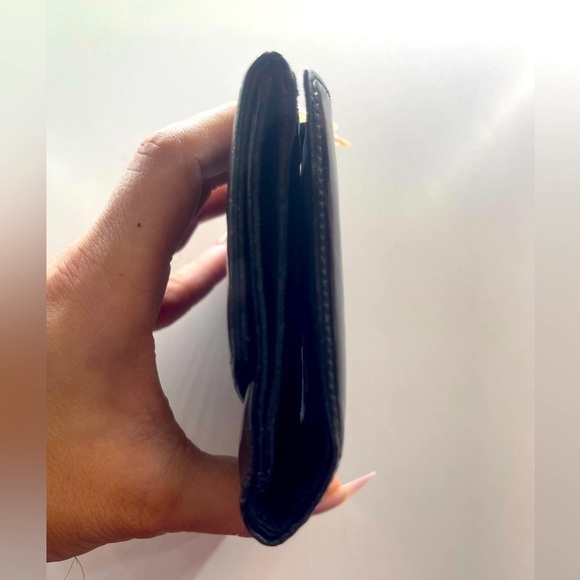 🖤 Chanel Compact Wallet Timeless CC Vintage Patent Leather Double Snap Bifold - Picture 8 of 12